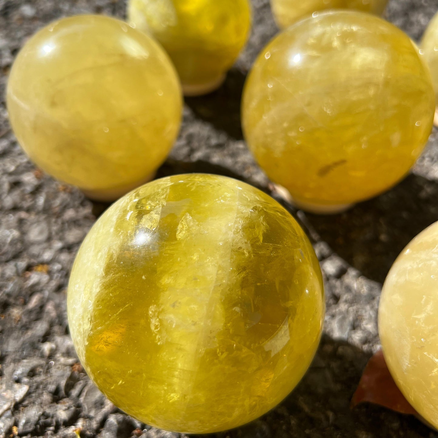 3-Inch Citrine Crystal Ball – Natural Healing Crystal Sphere for Abundance, Manifestation, Meditation, and Positive Energy Decor