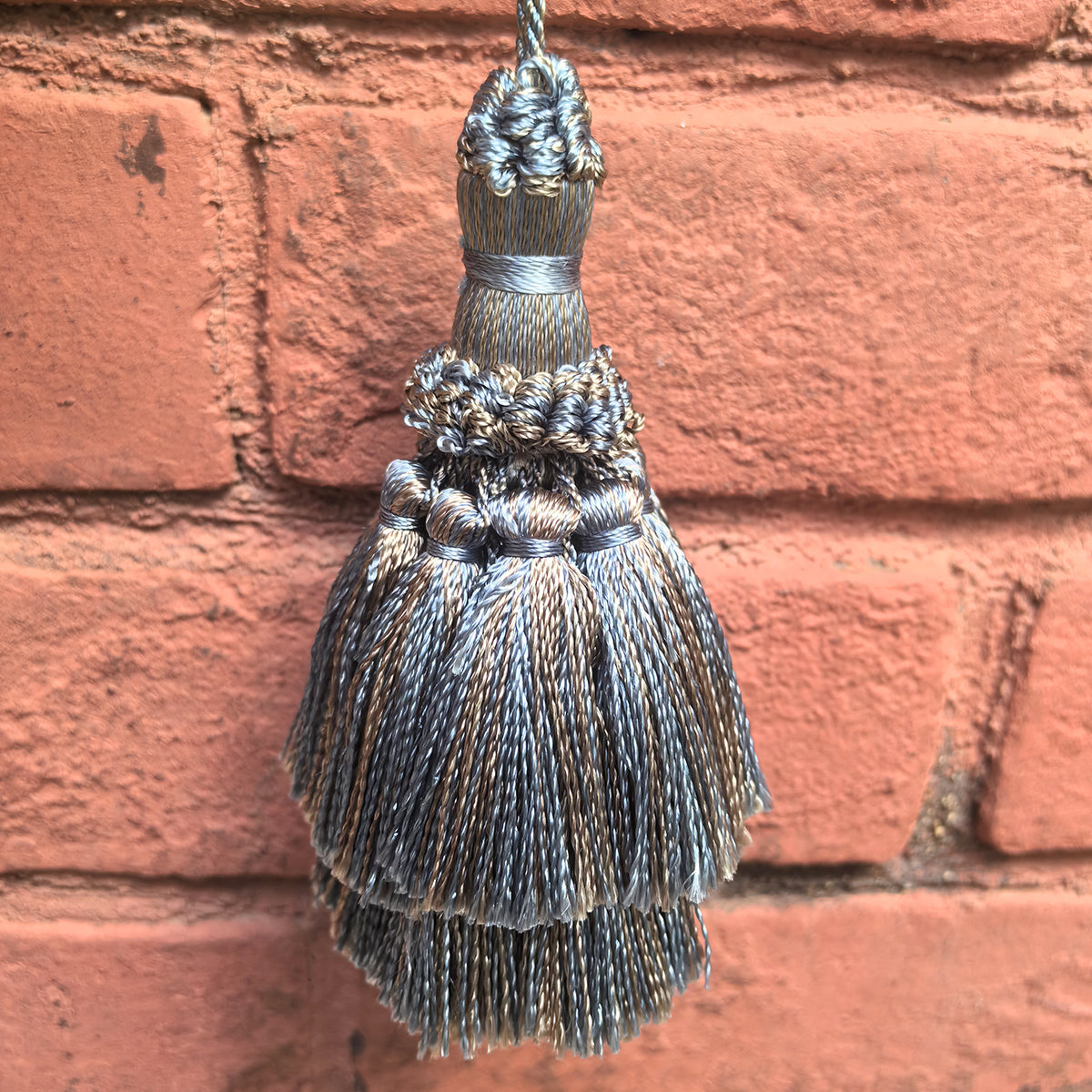 4 Pack Tassel Set 5in Decorative Tassel Ornament β Elegant Hanging Charm for Wall, Door, Bag or Gift Wrapping
