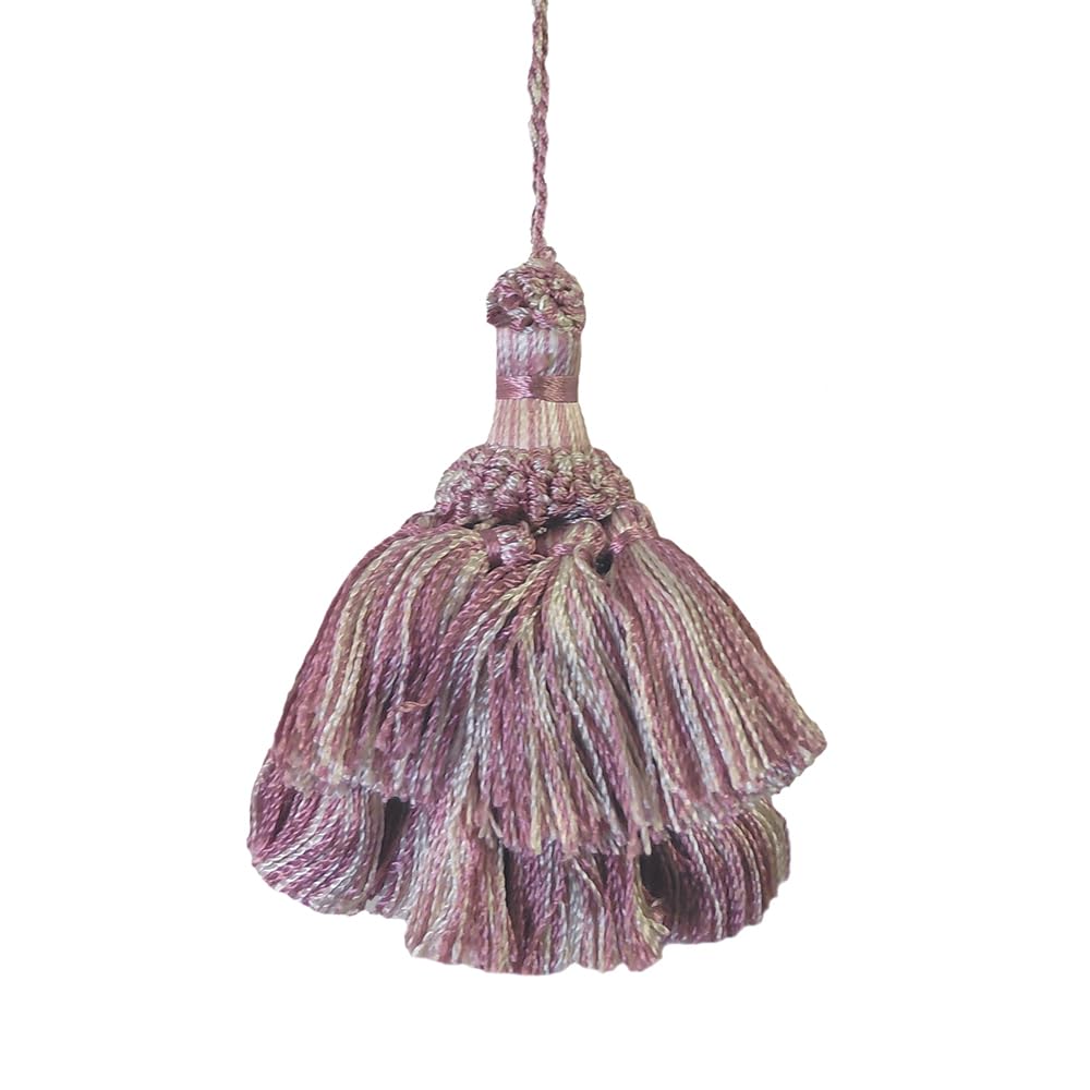 4 Pack Tassel Set 5in Decorative Tassel Ornament β Elegant Hanging Charm for Wall, Door, Bag or Gift Wrapping