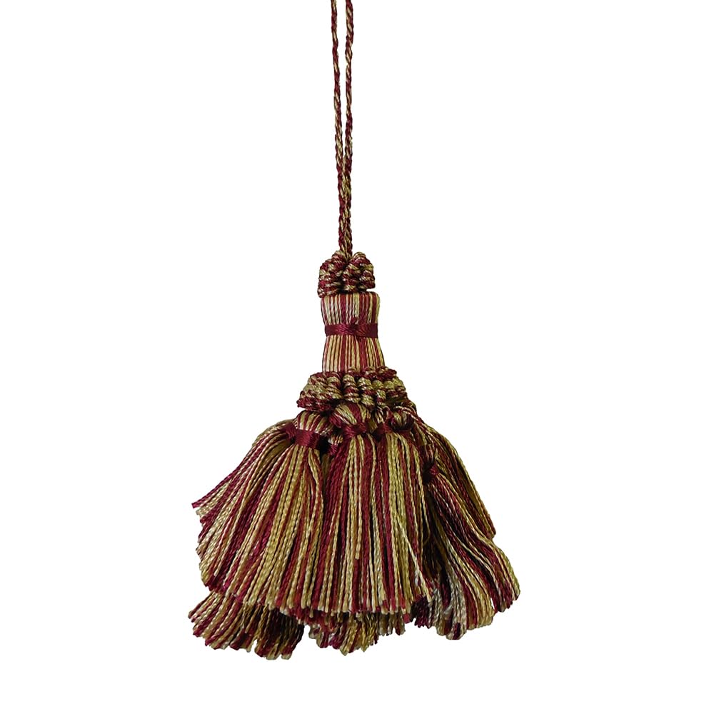 4 Pack Tassel Set 5in Decorative Tassel Ornament β Elegant Hanging Charm for Wall, Door, Bag or Gift Wrapping