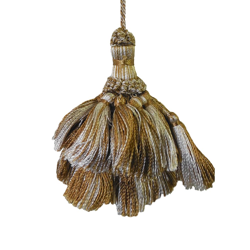 4 Pack Tassel Set 5in Decorative Tassel Ornament β Elegant Hanging Charm for Wall, Door, Bag or Gift Wrapping
