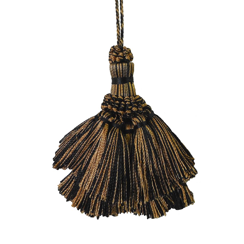 4 Pack Tassel Set 5in Decorative Tassel Ornament β Elegant Hanging Charm for Wall, Door, Bag or Gift Wrapping