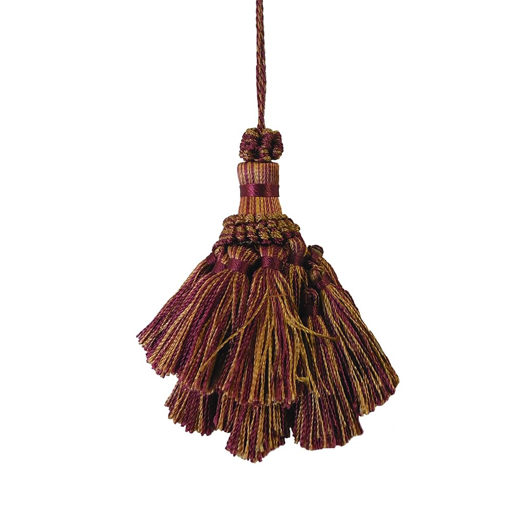 4 Pack Tassel Set 5in Decorative Tassel Ornament β Elegant Hanging Charm for Wall, Door, Bag or Gift Wrapping