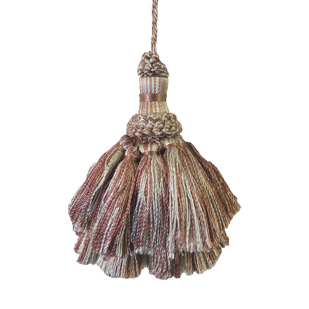 4 Pack Tassel Set 5in Decorative Tassel Ornament β Elegant Hanging Charm for Wall, Door, Bag or Gift Wrapping