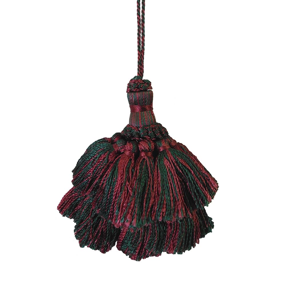 4 Pack Tassel Set 5in Decorative Tassel Ornament β Elegant Hanging Charm for Wall, Door, Bag or Gift Wrapping