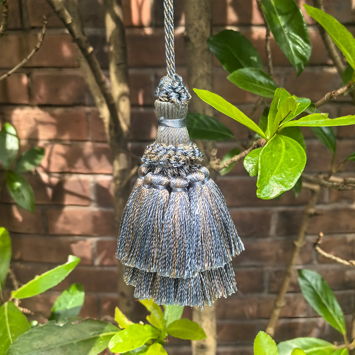 4 Pack Tassel Set 5in Decorative Tassel Ornament β Elegant Hanging Charm for Wall, Door, Bag or Gift Wrapping