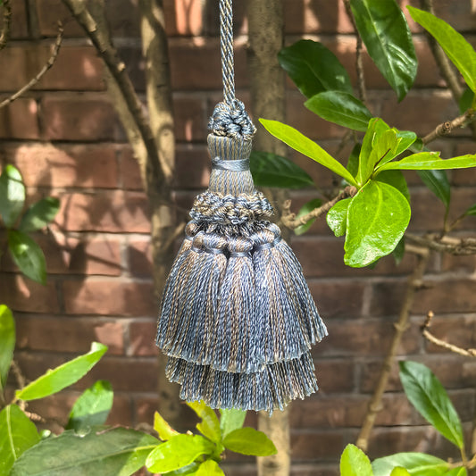 4 Pack Tassel Set 5in Decorative Tassel Ornament – Elegant Hanging Charm for Wall, Door, Bag or Gift Wrapping