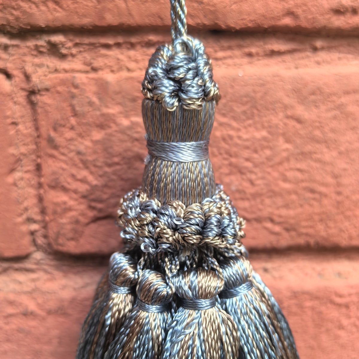 4 Pack Tassel Set 5in Decorative Tassel Ornament β Elegant Hanging Charm for Wall, Door, Bag or Gift Wrapping