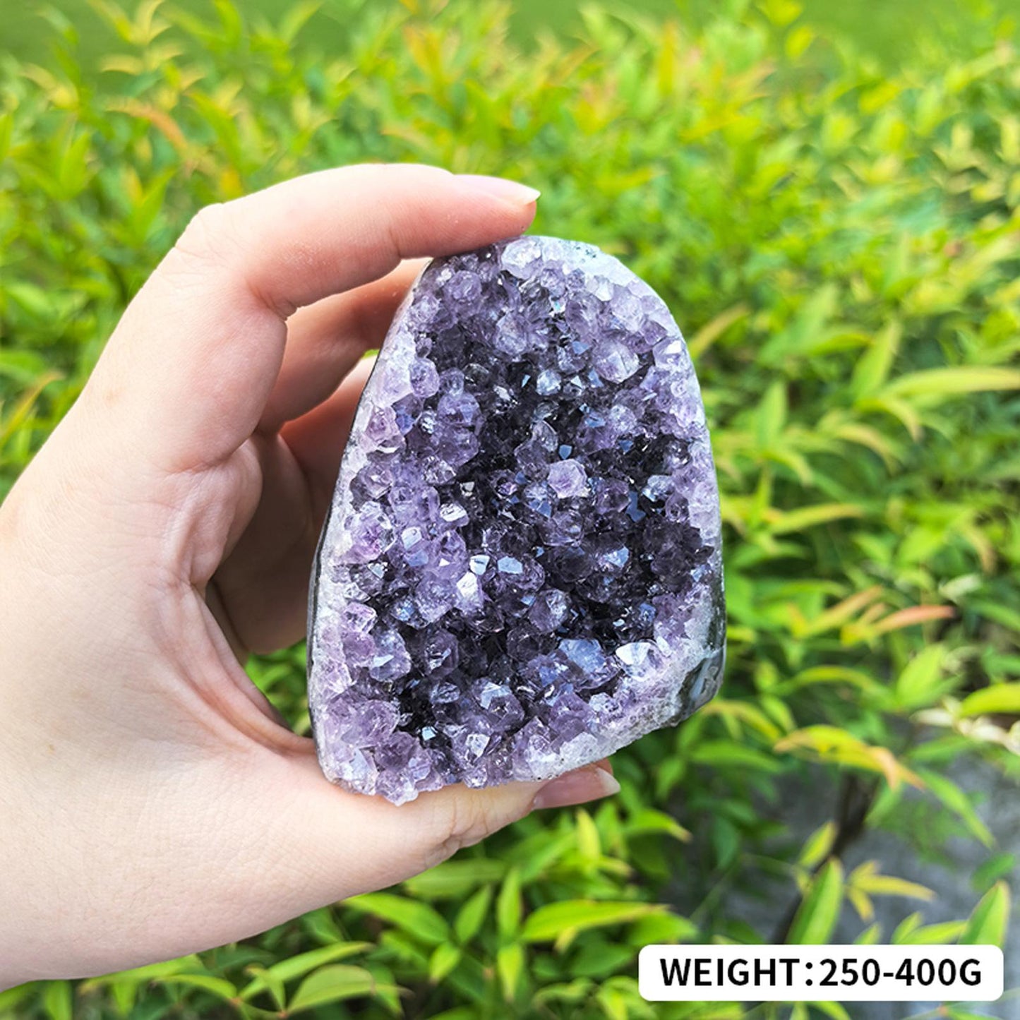 Natural Amethyst Crystal Cluster for Healing, Home Décor, and Spiritual Energy | Geode Specimen for Meditation and Altar Supplies