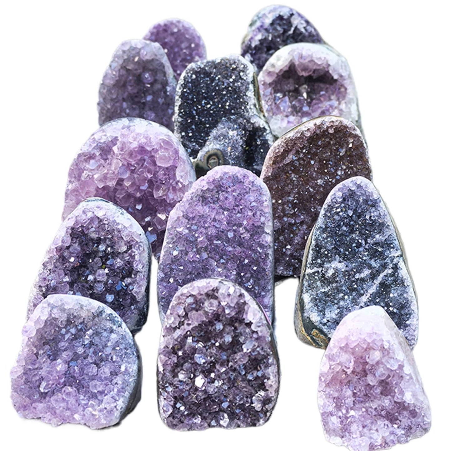 Natural Amethyst Crystal Cluster for Healing, Home Décor, and Spiritual Energy | Geode Specimen for Meditation and Altar Supplies