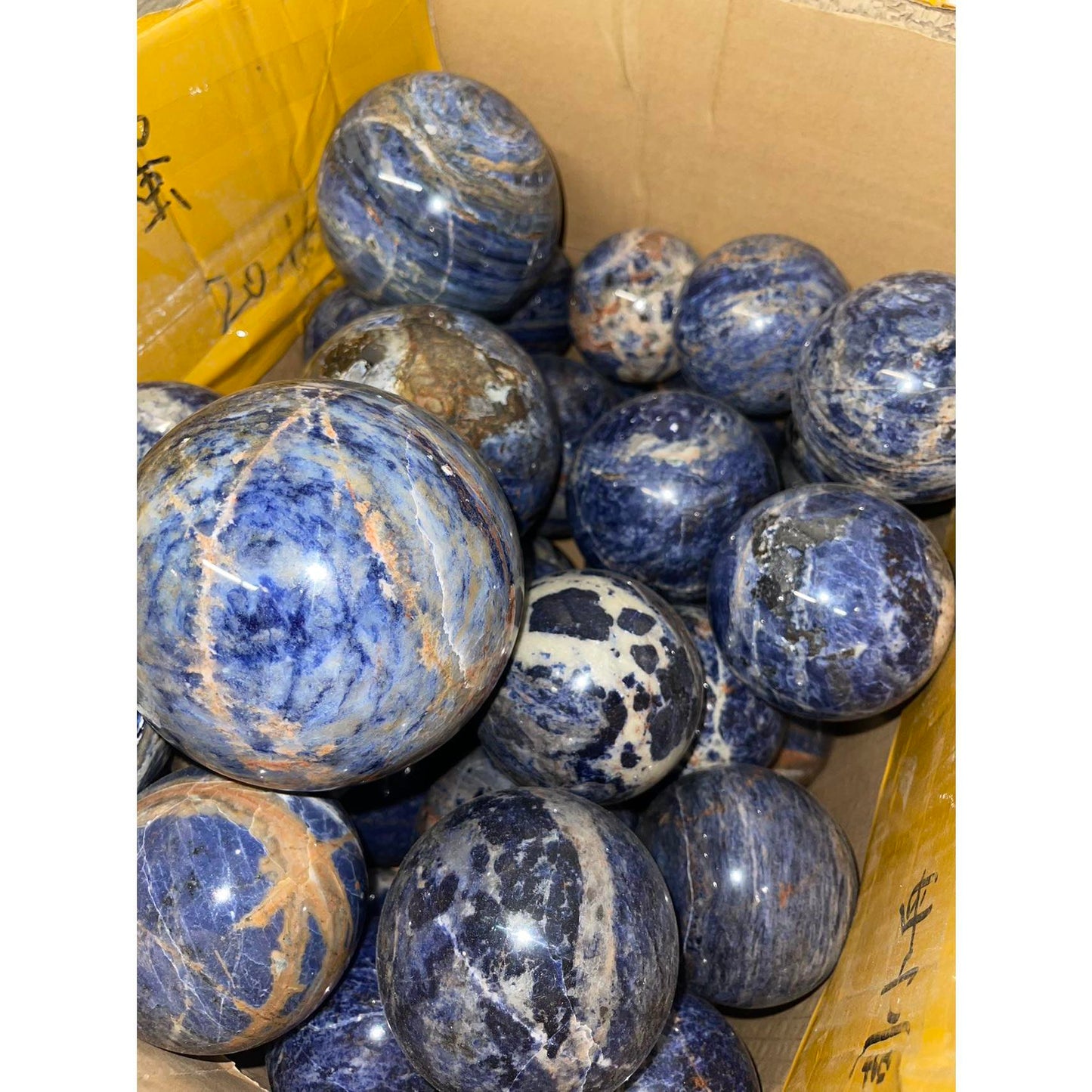 Experience the Power of Logic and Stability with Sodalite Sphere Fengshui Ornaments