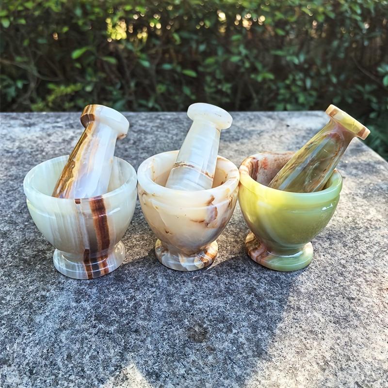 Afghanistan Jade Mortar and Pestle Set, Afghan Jade Carving, Spice grinder