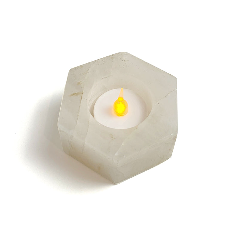 Natural Healing Crystal Candle Holder CH004