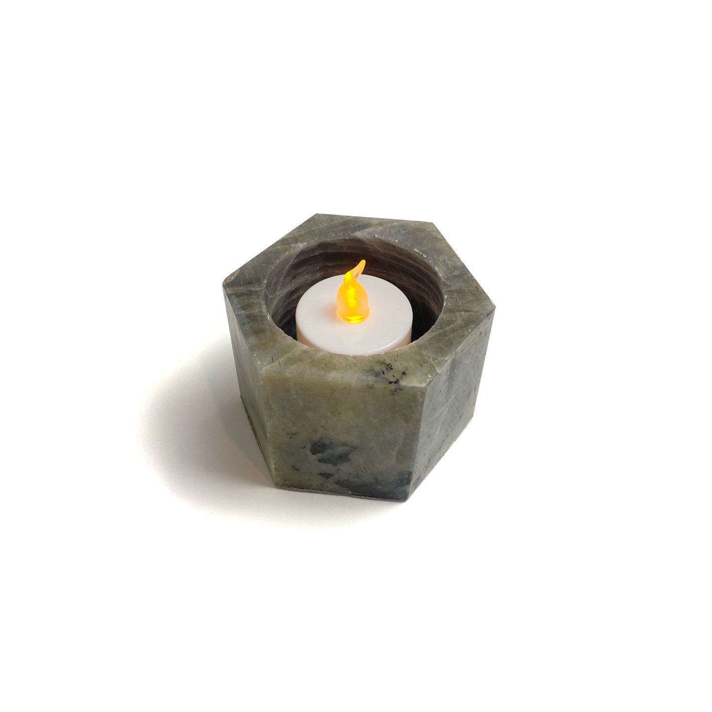 Natural Healing Crystal Candle Holder CH004