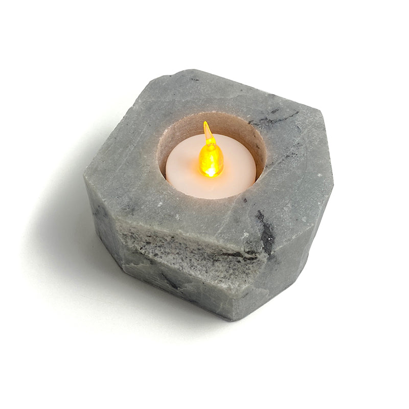 Natural Healing Crystal Candle Holder CH009