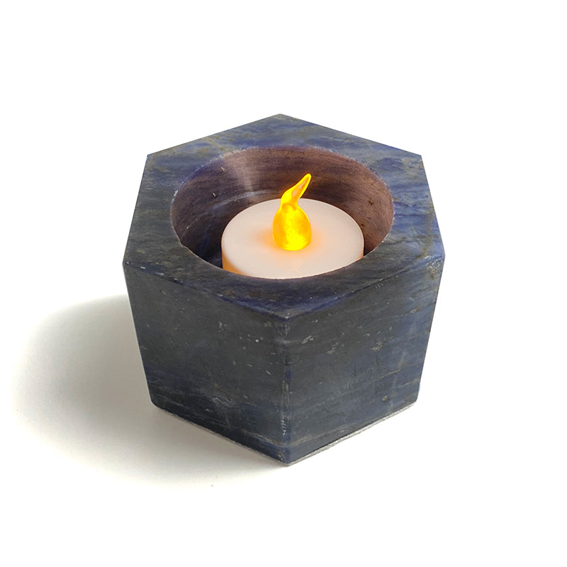 Natural Healing Crystal Candle Holder CH004