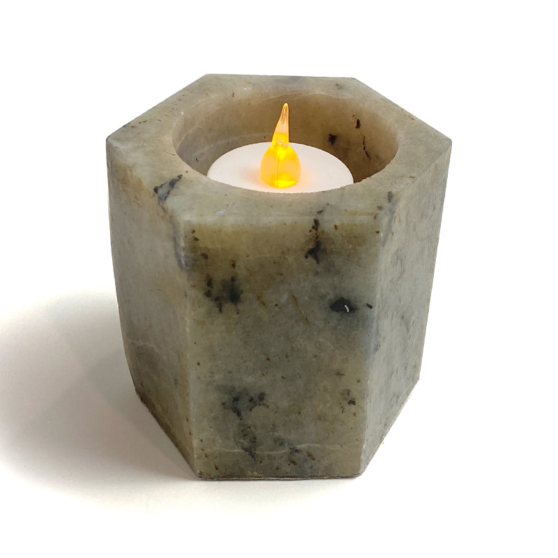 Natural Healing Crystal Candle Holder CH004