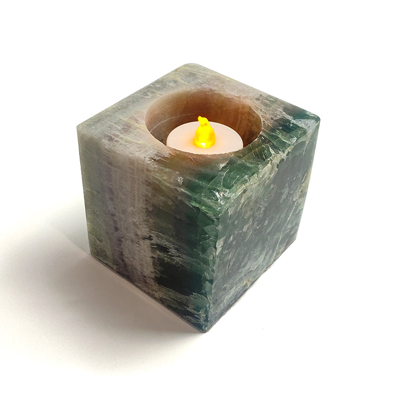 Natural Healing Crystal Candle Holder CH001