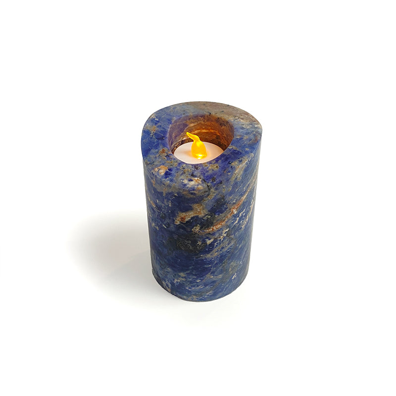 Natural Healing Crystal Candle Holder CH002