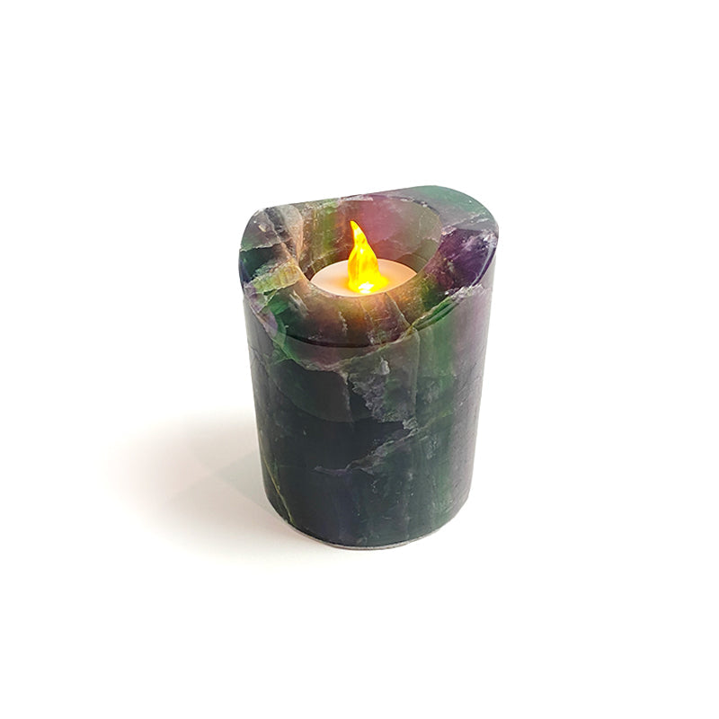 Natural Healing Crystal Candle Holder CH002