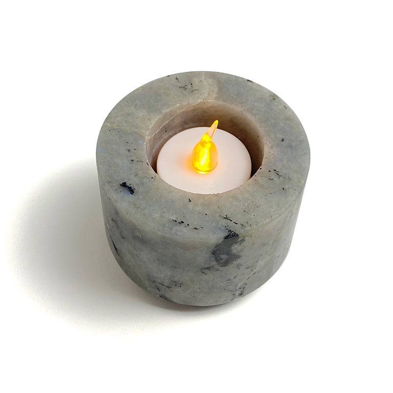 Natural Healing Crystal Candle Holder CH003