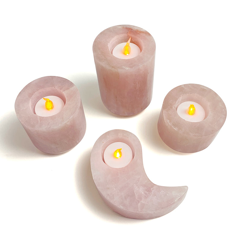 Natural Healing Crystal Candle Holder CH003