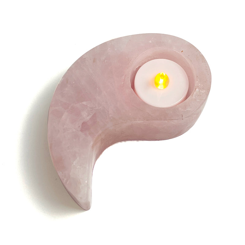 Natural Healing Crystal Candle Holder CH008